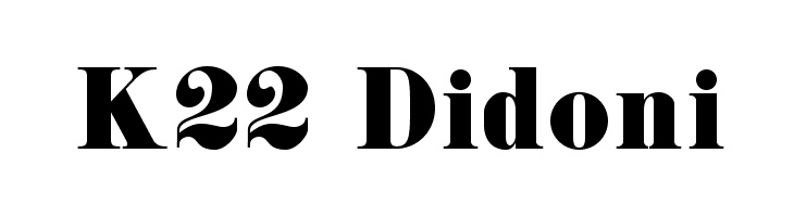 K22 Didoni Font