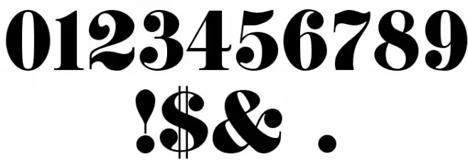 K22 Didoni Font OTHER CHARS