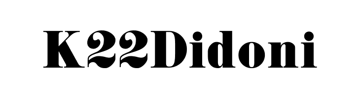 K22 Didoni  Frei Schriftart Herunterladen