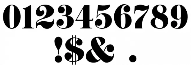 K22 Didoni Font OTHER CHARS