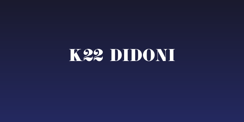 K22 Didoni Social Header