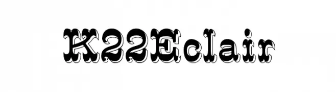K22 Eclair  Free Fonts Download