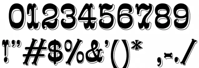 K22 Eclair Font OTHER CHARS