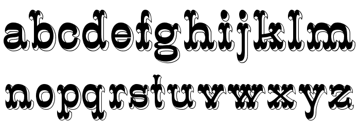 K22 Eclair Font LOWERCASE
