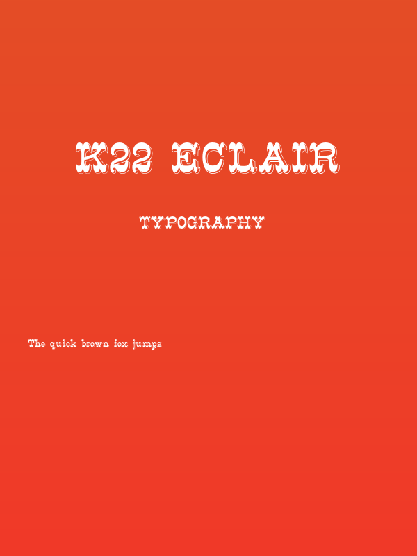 K22 Eclair Poster
