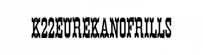 K22 Eureka NoFrills  Frei Schriftart Herunterladen