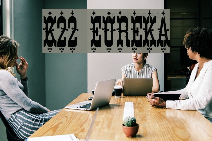 K22 Eureka Font examples