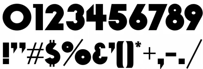 K22 Gadget Font OTHER CHARS