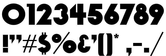 K22 Gadget Font OTHER CHARS