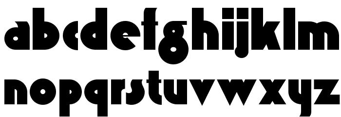 K22 Gadget Font LOWERCASE