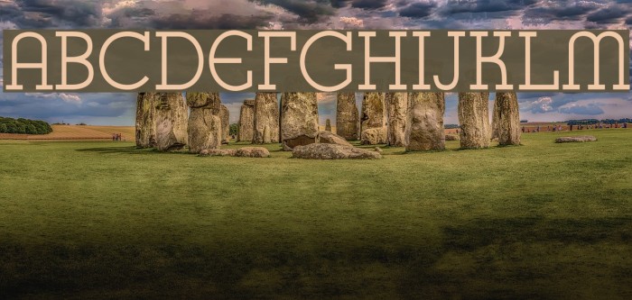 K22 Karnak Deco Font examples
