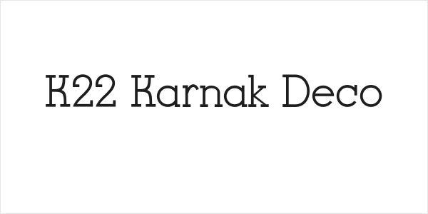 K22 Karnak Deco Logo