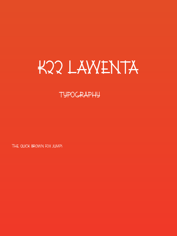 K22 Lawenta Poster