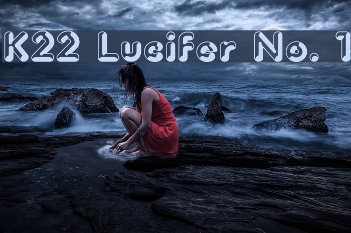 K22 Lucifer No. 1 Font examples