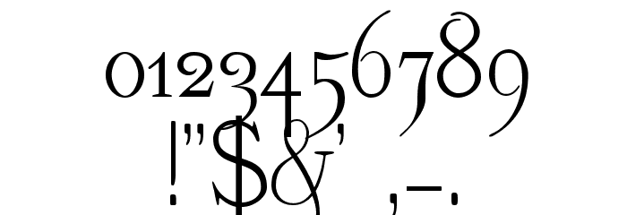 K22 Monastic Font OTHER CHARS