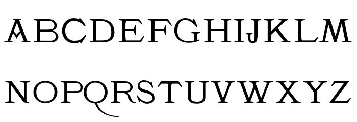 K22 Monastic フォント 小文字