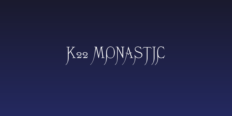 K22 Monastic Social Header