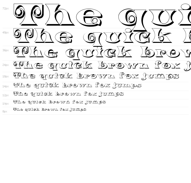 K22 Spiral Swash Shadow Waterfall