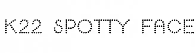 K22 Spotty Face  Frei Schriftart Herunterladen