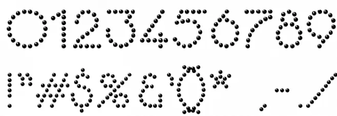 K22 Spotty Face Font OTHER CHARS