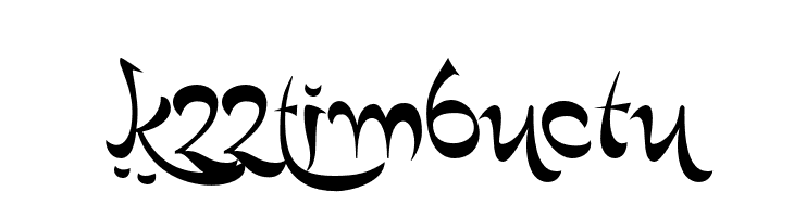 K22 Timbuctu  font caratteri gratis