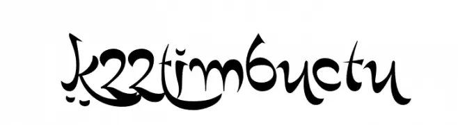 K22 Timbuctu  Frei Schriftart Herunterladen