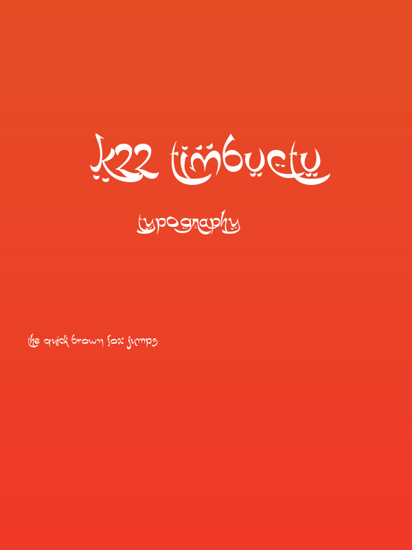 K22 Timbuctu Poster