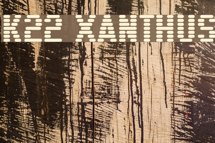 K22 Xanthus Font examples