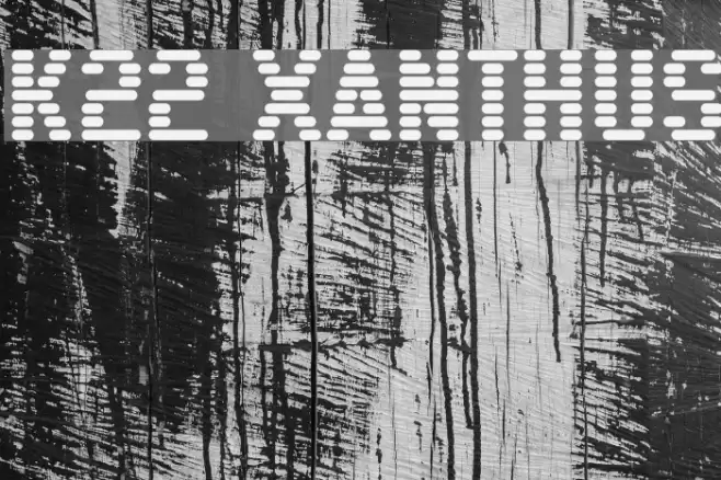 K22 Xanthus Font examples