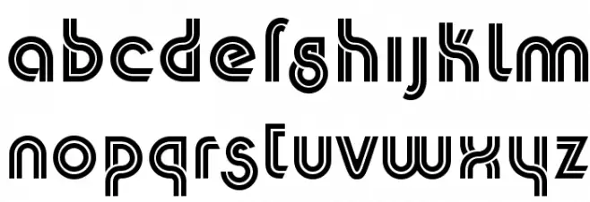 K22Plural Schriftart Kleinbuchstaben