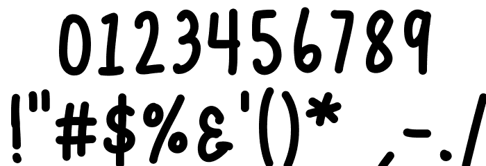 K26AlphaCasual Font OTHER CHARS