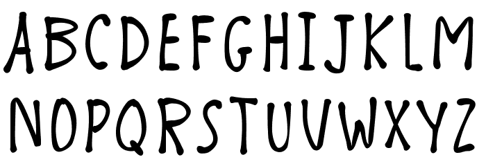 K26BonVoyage Font UPPERCASE