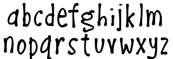 K26BonVoyage Font LOWERCASE