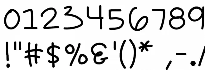 K26CasualComics Font OTHER CHARS