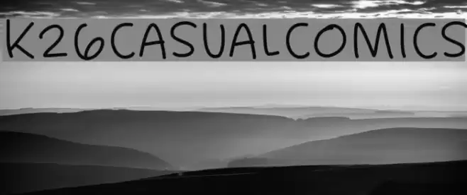 K26CasualComics Font examples