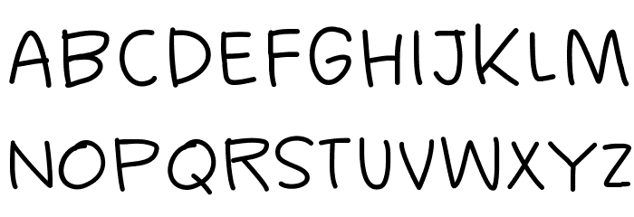K26CasualComics Font LOWERCASE