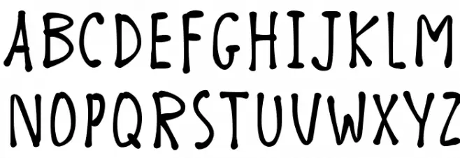 K26ChicoryBean Font Litere mari