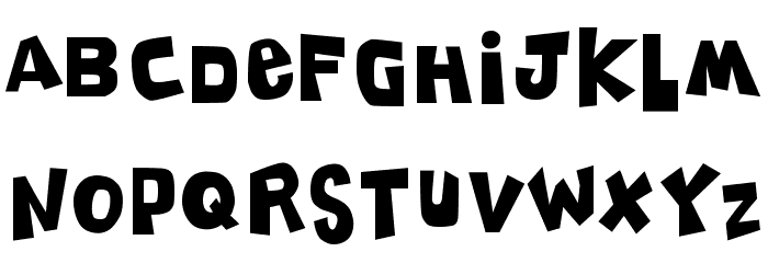 K26ClippitySnippity Font LOWERCASE