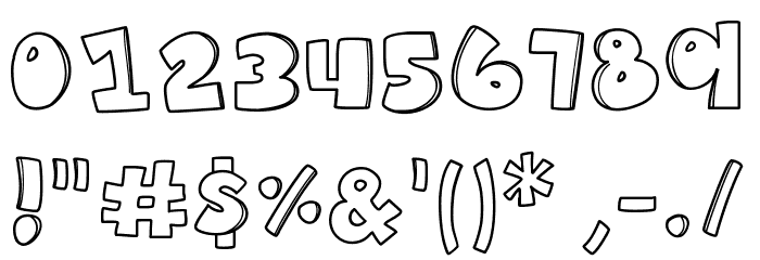 K26ComicKats Font OTHER CHARS
