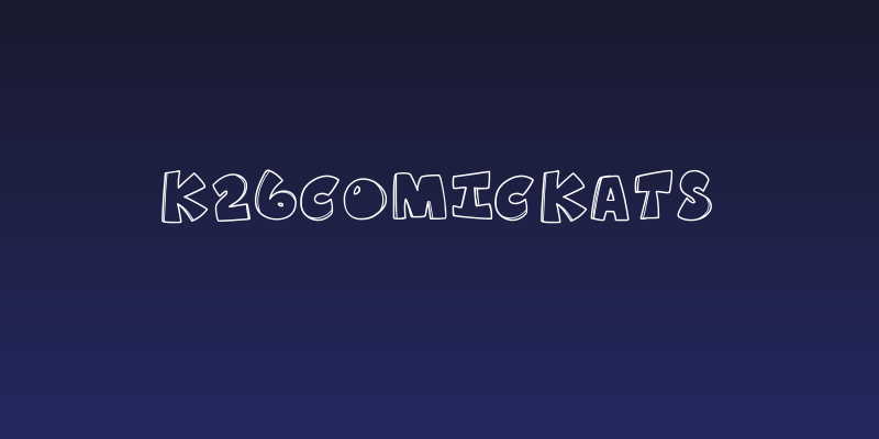 K26ComicKats Social Header