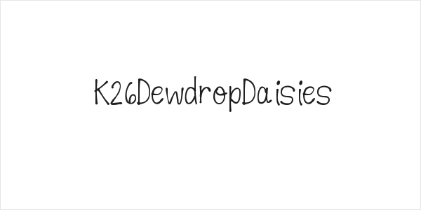 K26DewdropDaisies Logo