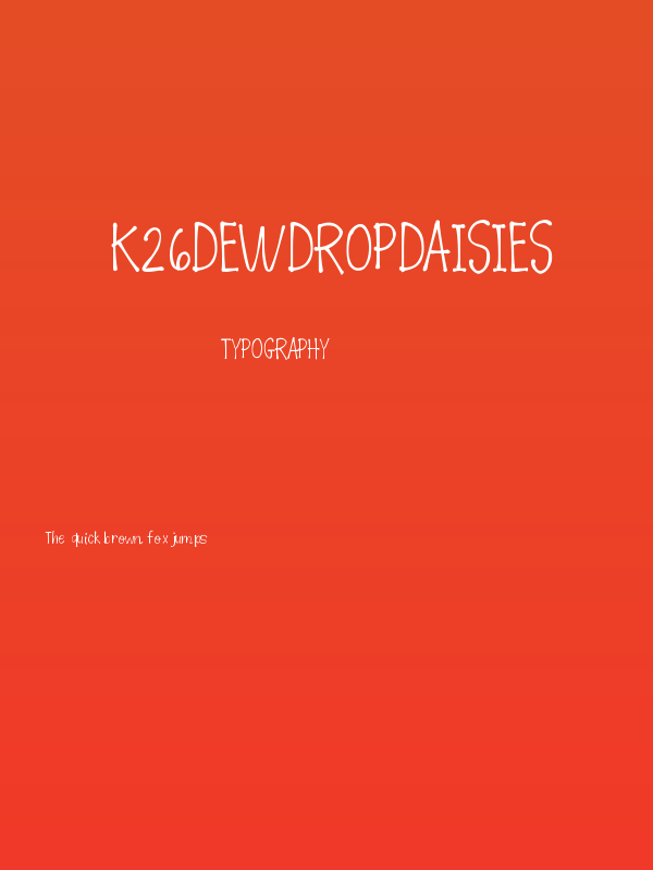 K26DewdropDaisies Poster