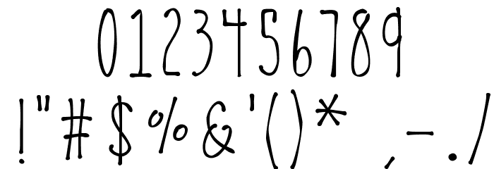K26LavendulaGray Font OTHER CHARS