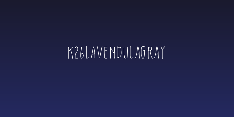 K26LavendulaGray Social Header