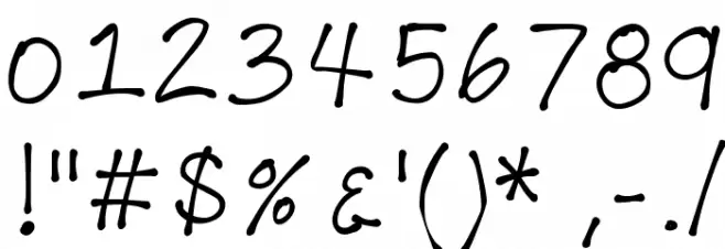 K26LilacMist Font OTHER CHARS