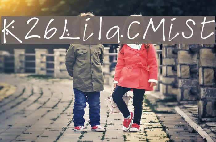 K26LilacMist Font examples