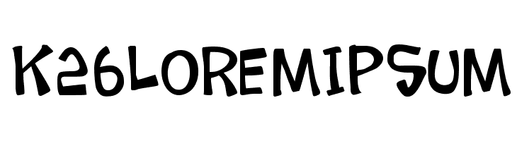 K26LoremIpsum  font caratteri gratis