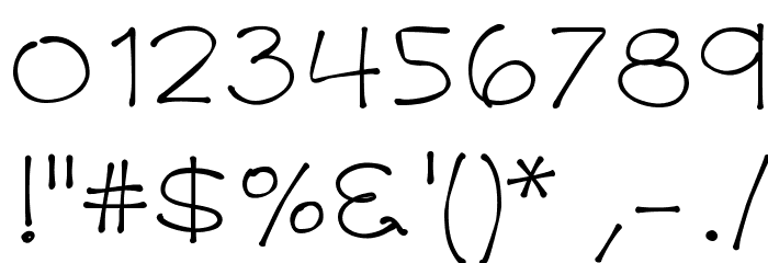 K26PrimrosePeach Font OTHER CHARS