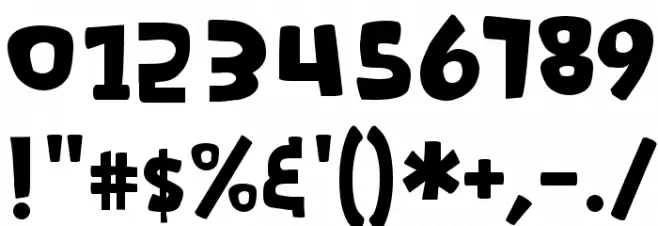 K26Rambunctious Font OTHER CHARS