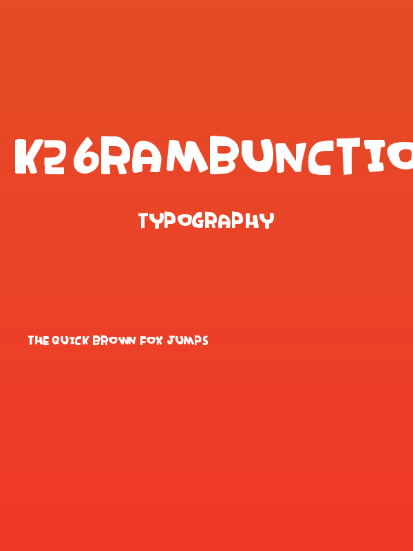 K26Rambunctious Poster